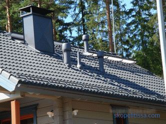 Nodo passaggio ventilazione attraverso il tetto - i tipi di strutture e le caratteristiche della loro installazione