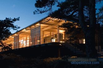 Piccolo cottage moderno di fronte all'oceano dallo studio d'architetto Sigge Arkkitehdit Oy
