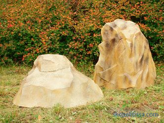 Boulder decorativo: una descrizione delle proprietà tecniche e dello scopo funzionale