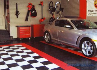 Rivestimento del pavimento nel garage: tipi, caratteristiche, modi di posa