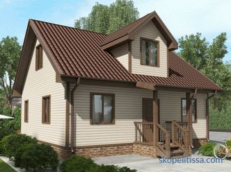 Frame casa 6 a 6 con un attico, i vantaggi e l'ordine di costruzione del progetto