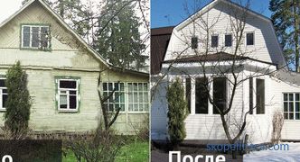 Ristrutturazione della casa di campagna, modifica e ricostruzione della casa nel paese, prezzo delle riparazioni a Mosca, foto