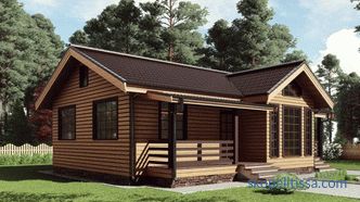 Progetti di case fino a 150 me progetti di cottage fino a 150 mq. m in Russia