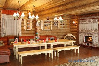 Decorazione d'interni di una casa in legno in stile moderno: comunicazione, decorazione murale