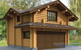 Garage e sauna sotto lo stesso tetto: caratteristiche di design