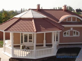 Il tetto sopra la terrazza - tipi, caratteristiche tecniche e operative, sfumature di installazione