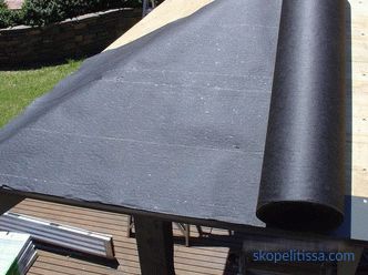 Pellicola impermeabilizzante per il tetto. Impermeabilizzazione del tetto